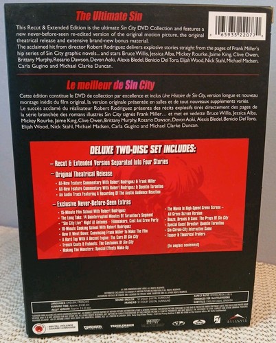 Frank Miller's Sin City Movie Recut Extended 2 Disc DVD - photo 3