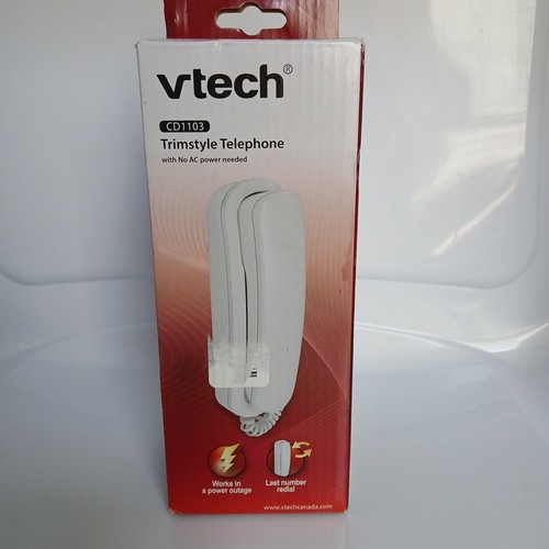 VTech Trimstyle Corded Telephone (CD1103), White - photo 4