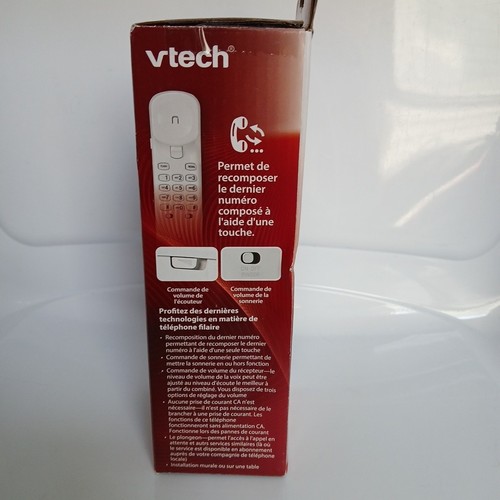 VTech Trimstyle Corded Telephone (CD1103), White - photo 5