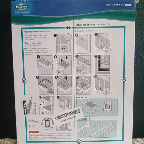 PET SAFE Pet Screen Door Small Medium Size up to 30 lbs - photo 2