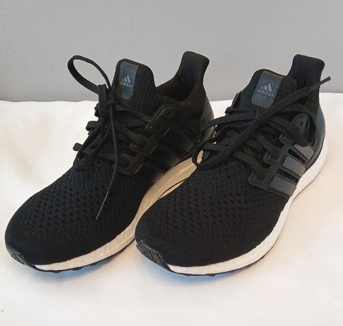 Men's Sz 8 Adidas ULTRABOOST 1.0 Running Shoes Black - photo 2