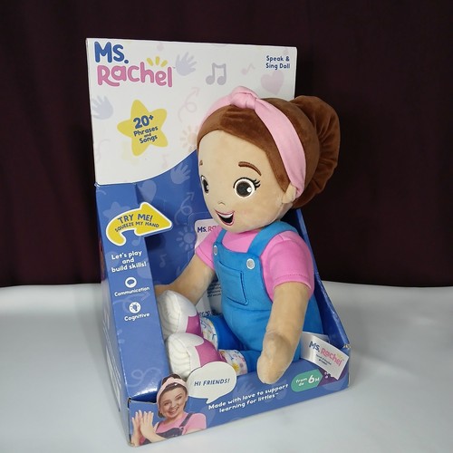 Ms Rachel Speak & Sing Plush Doll 16" Interactive