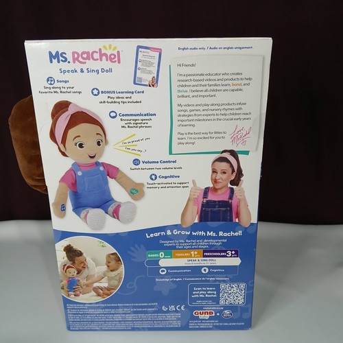 Ms Rachel Speak & Sing Plush Doll 16" Interactive - photo 4