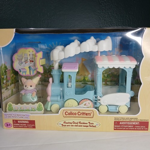 Calico Critters Floating Cloud Rainbow Train Parade