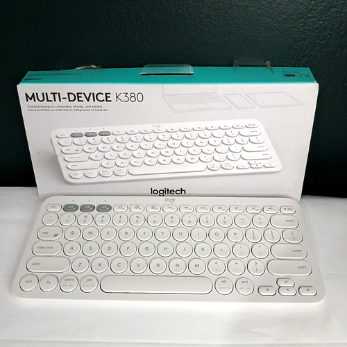 Logitech K380 Wireless Bluetooth Keyboard Multi-Device Compact W