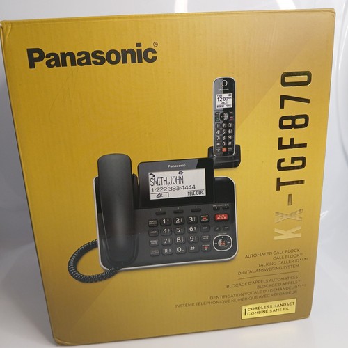 Panasonic KX-TGF870 2-in-1 Corded/Cordless Phone