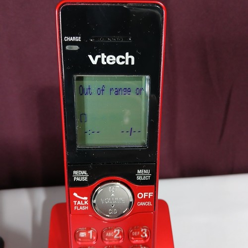 VTech CS6929-26 Cordless Phone System RED Answering Caller ID 2 - photo 4