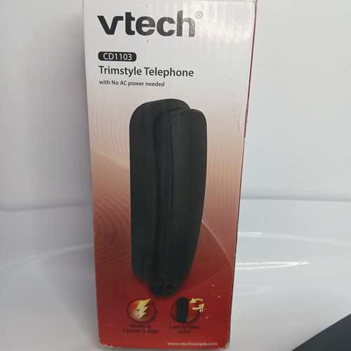 VTech Trimstyle Corded Telephone (CD1103) - Black - photo 4