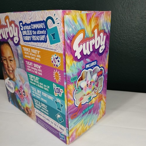 Hasbro Furby Tie-Dye Plushy Interactive Toy NEW SEALED BOX - photo 4