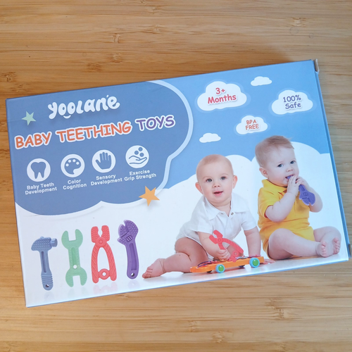 Baby Teething Toys for Newborn Infants (4-Pack)