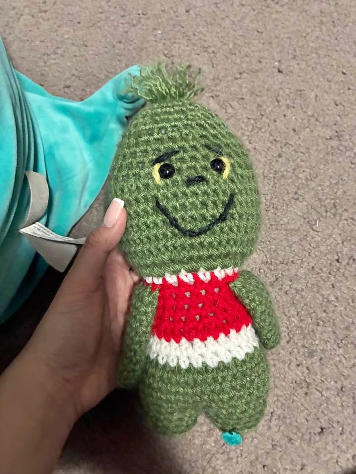 Grinch Crochet Plush