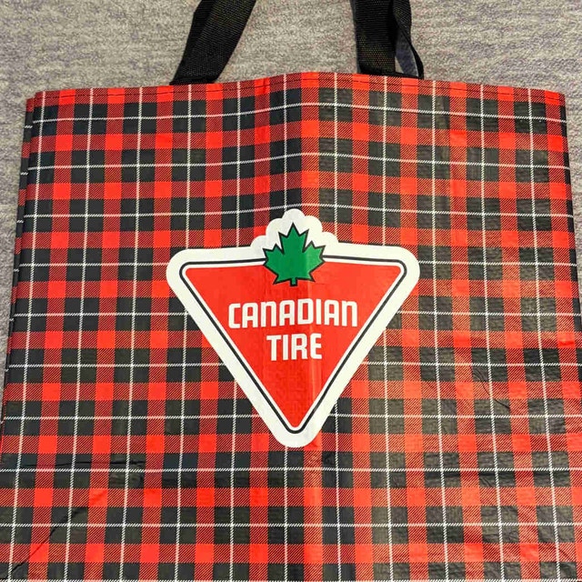 Canadian Tire Red/Black Tote Bag