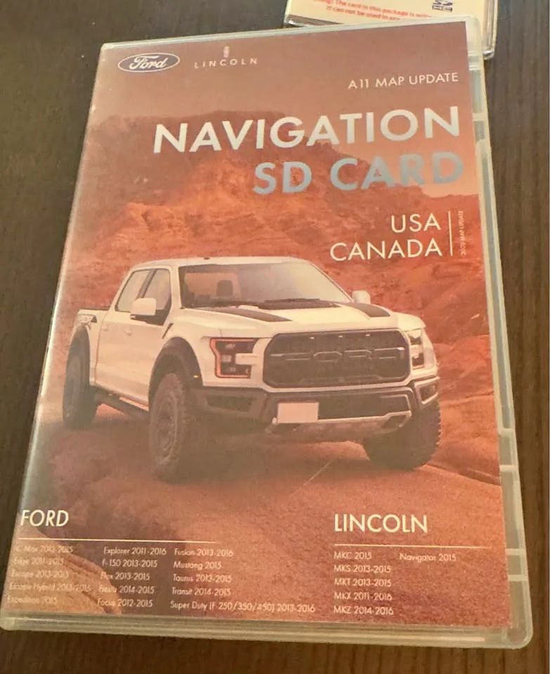 A09 MAP UPDATE GPS Navigation SD CARD SYNC FORD, LINCOLN USA CAN thumbnail