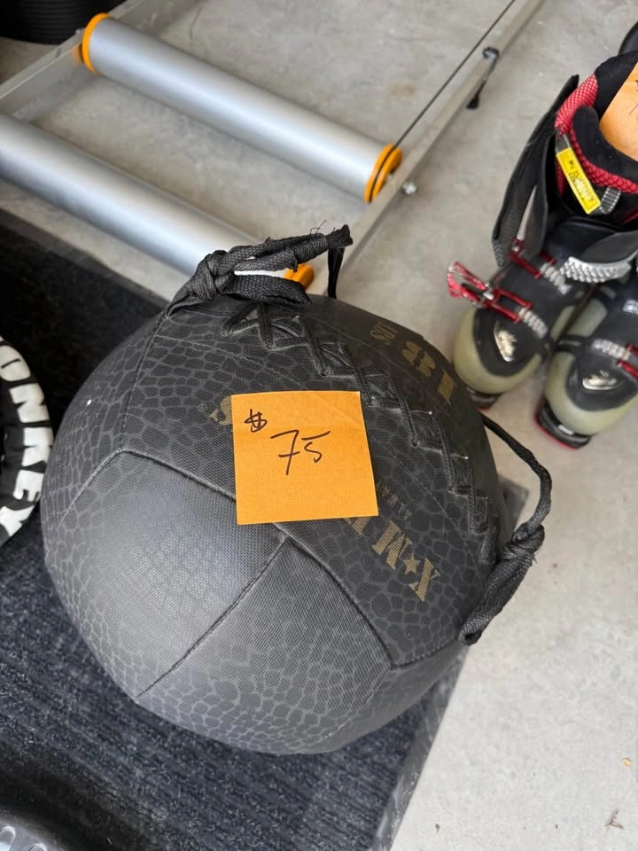 X M 18lbs Weight Medicine Ball Gym Exercise - photo 2