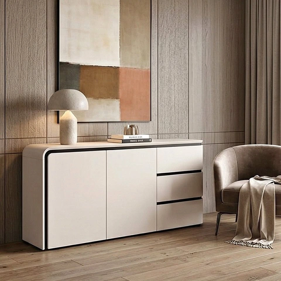 Contemporary Lacquered Sideboard – Drawer Storage Cabinet