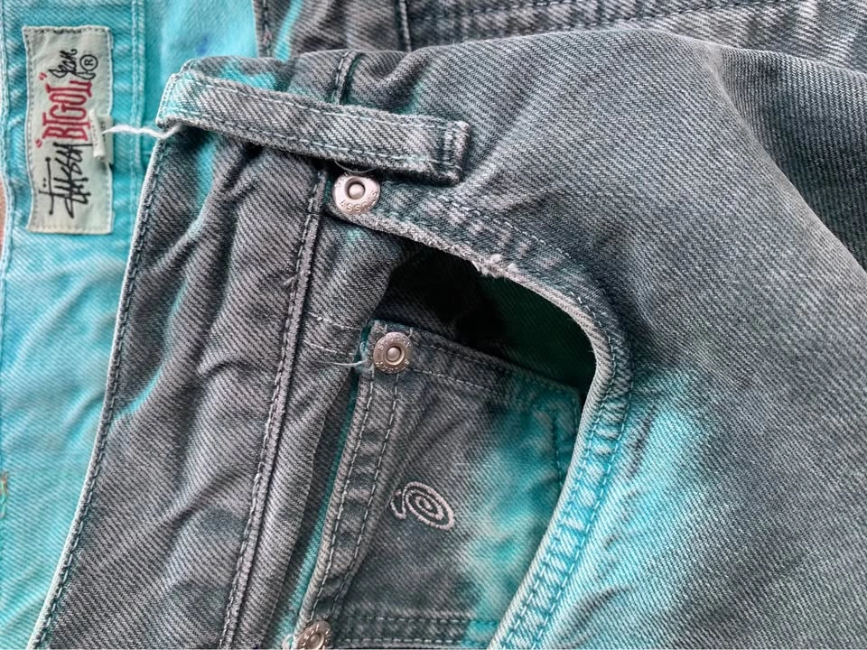 Stüssy Big Ol' Jean Denim Shorts SZ33 - photo 2