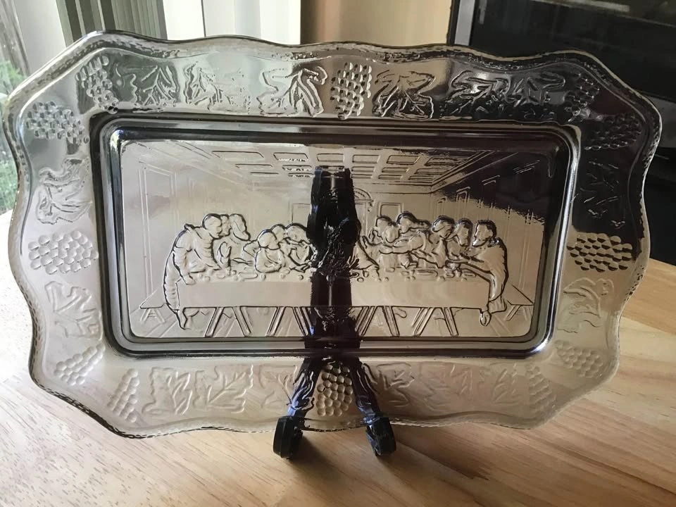 Last supper rectangular plate - photo 3