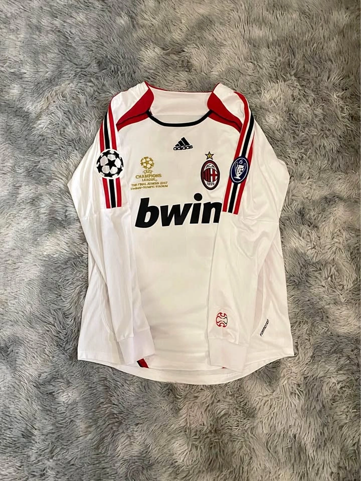 USED Ac Milan 06/07 finals Kaka Jersey