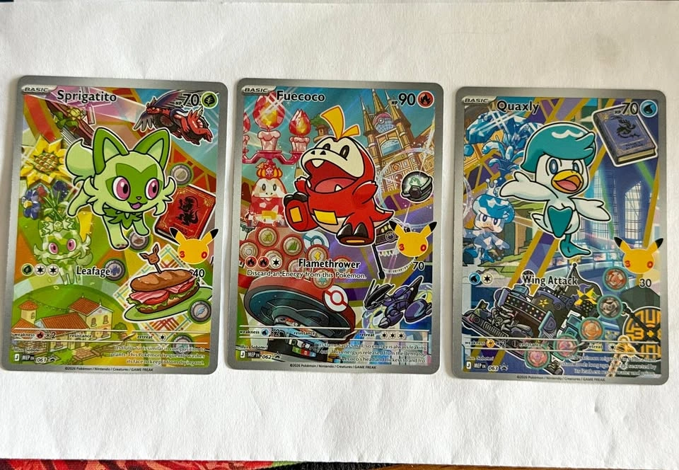 First Partner Series 3 Gen 9 Pokemon