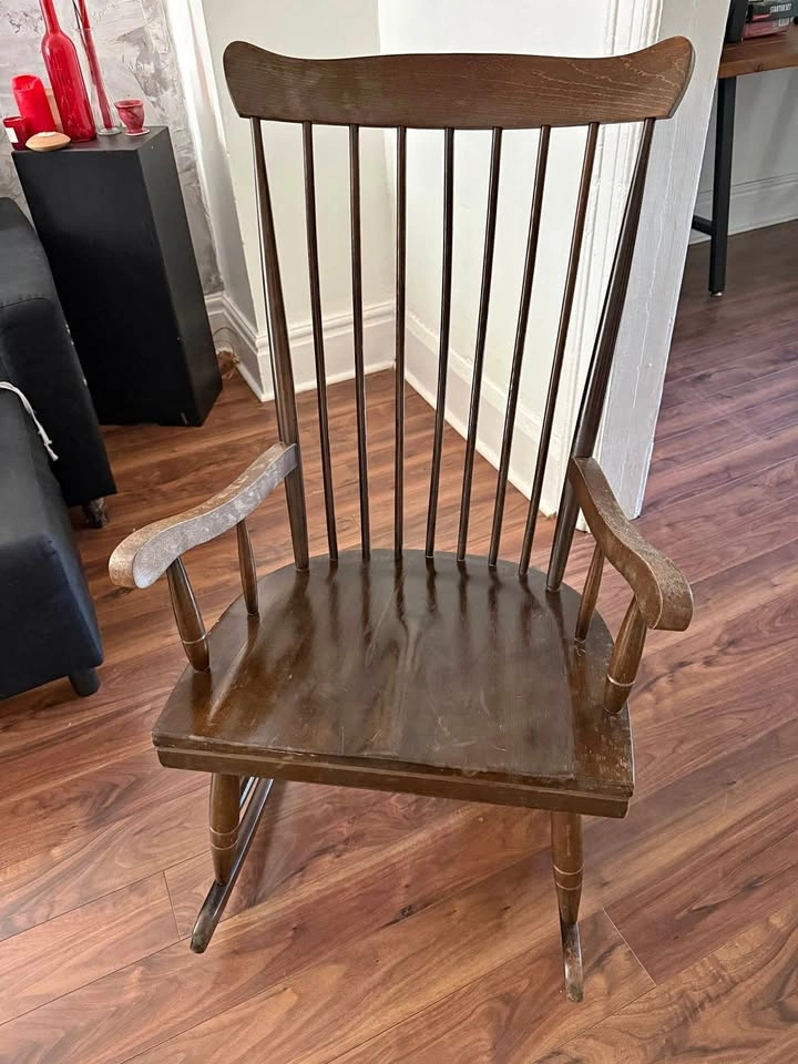 Vintage Wooden Rocking Chair