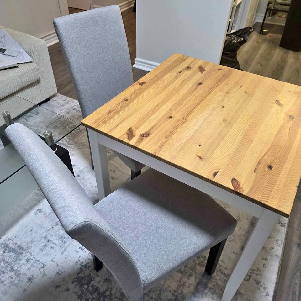 Ikea table and two chairs