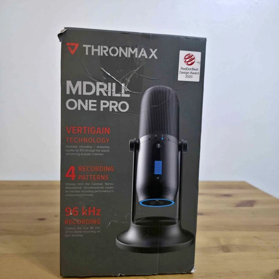 Open box Thronmax Mdrill On Pro mic