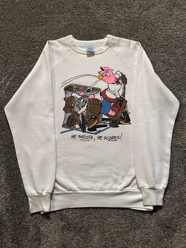 vintage 80s graphic sweatshirt size M