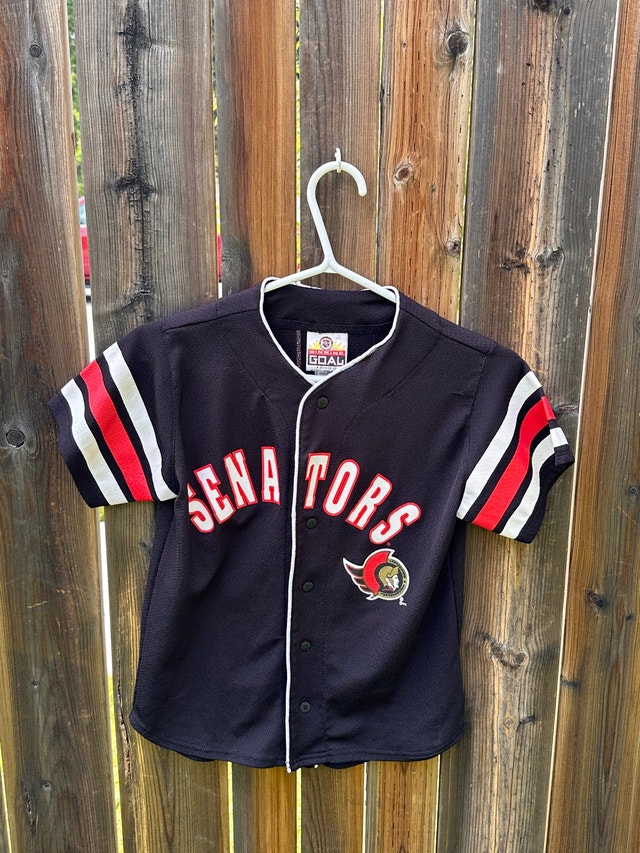 Kids Ottawa Senators Button Up Size M