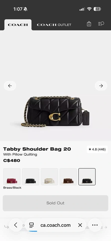 Coach Tabby Shoulder Bag - photo 2