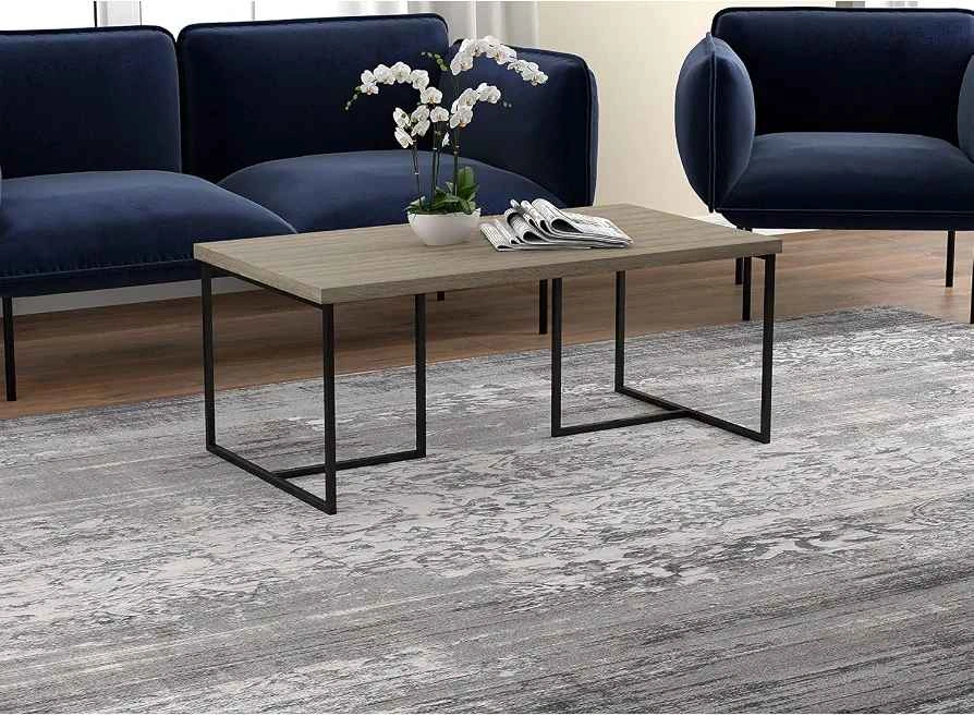 NEW Modern Wood Top Coffee Table - photo 3