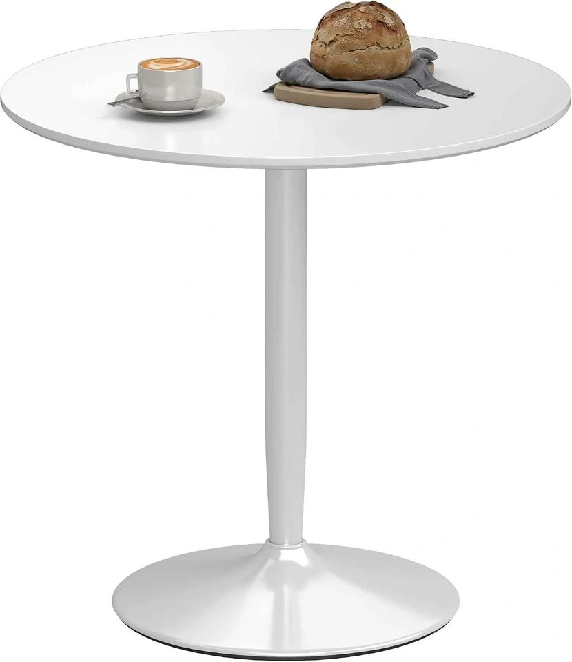 NEW White Pedestal Dining Table 27" - photo 3