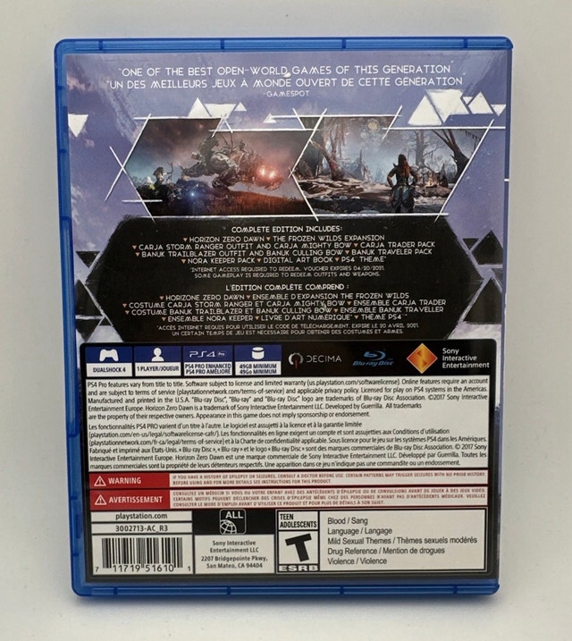 Horizon Zero Dawn- PS4 (PS5 Upgrade Available) - photo 2