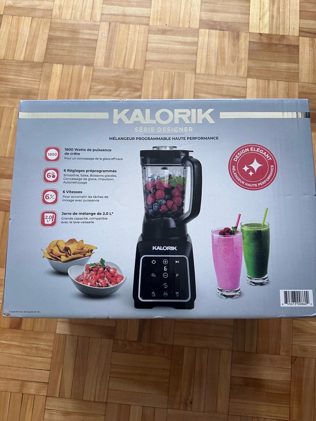BNIB Kalorik 1800w designer blender - photo 2