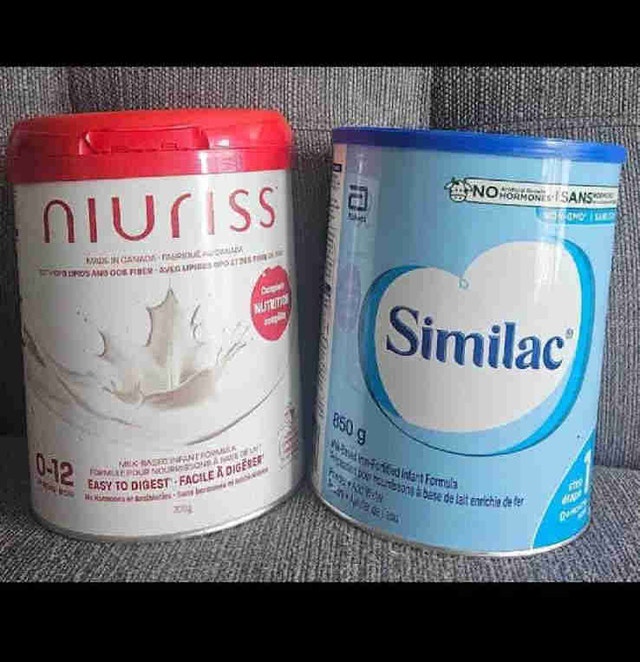 Niuriss and Similac Infant Formula