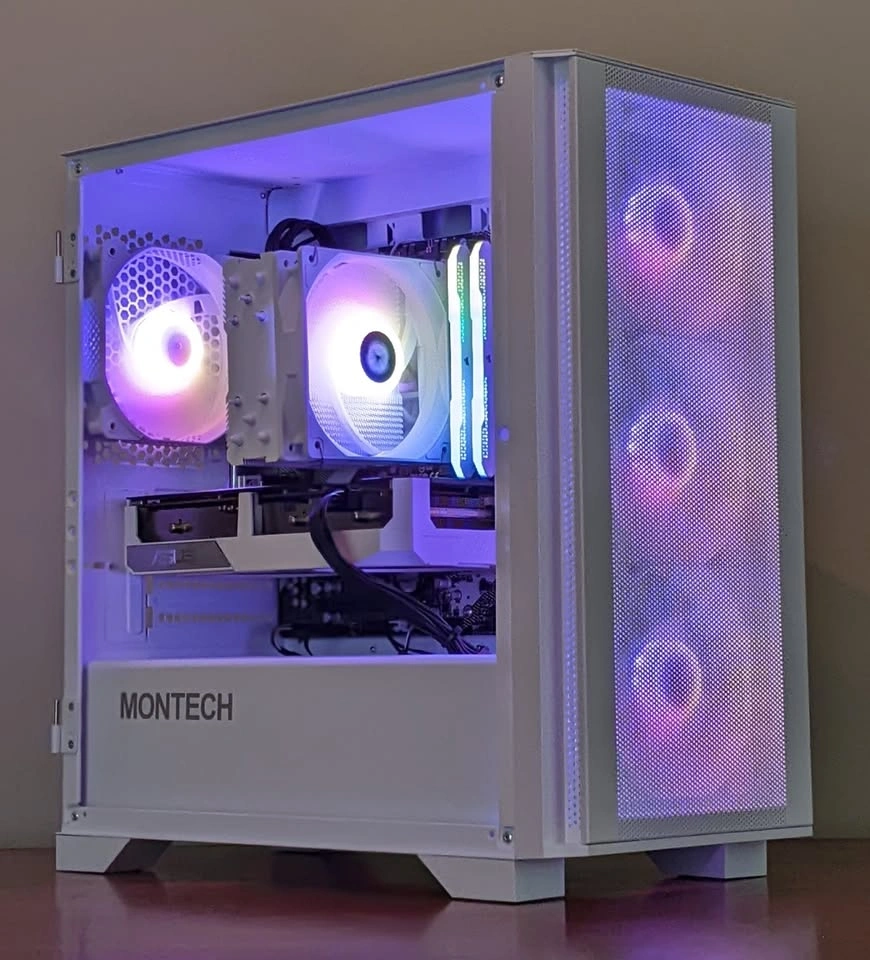 White AM4 Gaming PC | Ryzen 5 5600XT - RX 6600XT - 16GB DDR4 - photo 3