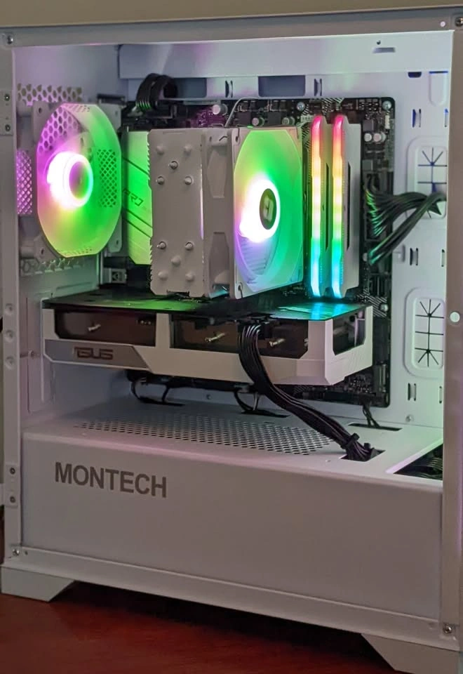 White AM4 Gaming PC | Ryzen 5 5600XT - RX 6600XT - 16GB DDR4 - photo 5