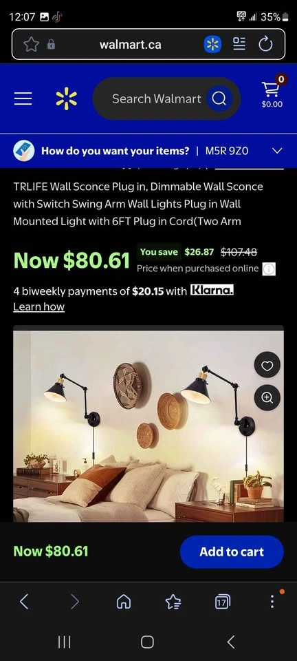 TRLIFE Dimmable Plug-in Wall Sconce with Swing Arm - photo 2