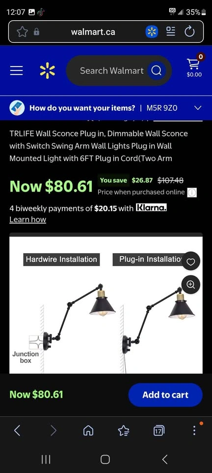 TRLIFE Dimmable Plug-in Wall Sconce with Swing Arm - photo 3