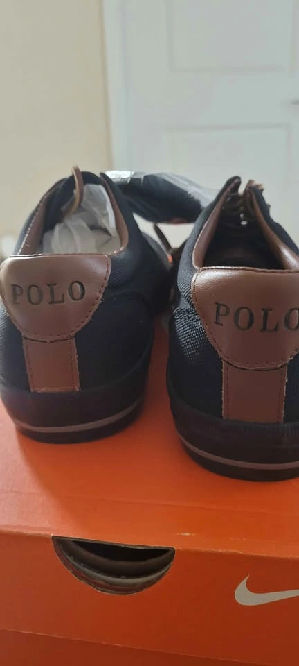 Polo Ralph Lauren Black Vaughn-NE Sneakers - Size 8.5 US - photo 5