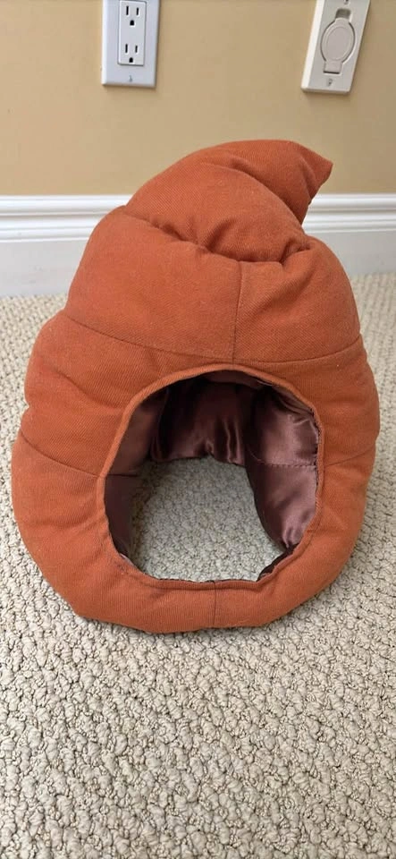 Plush Poop Design Costume Hat Head Accessory