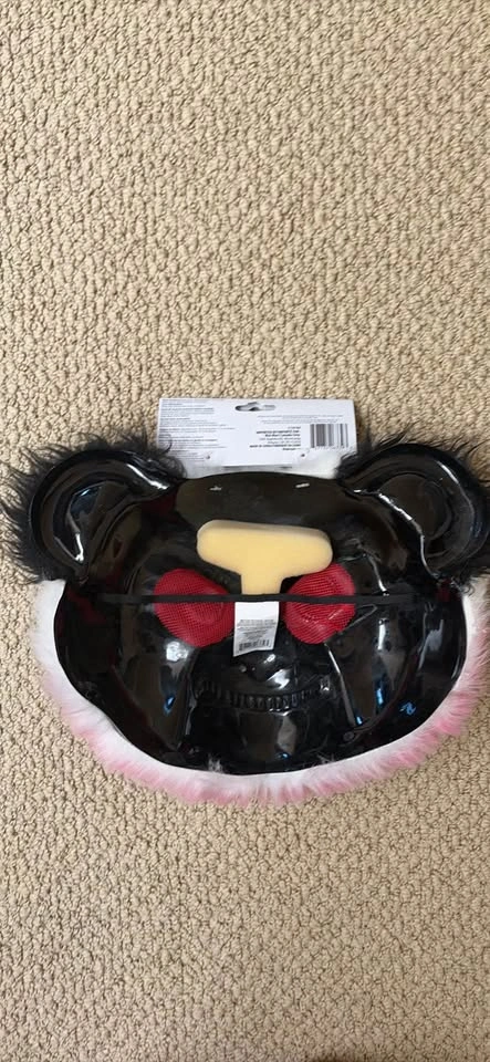Halloween Fluffy Evil Panda Mask - photo 2