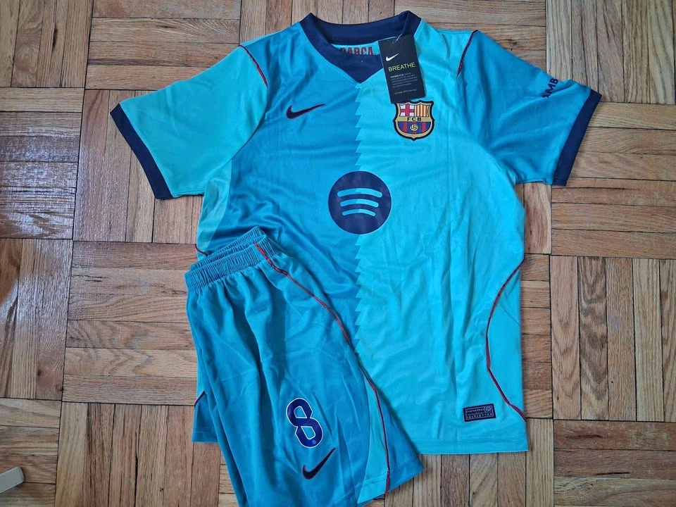 Nike FC Barcelona 2026/27 Third Kit Pedri #8 Jersey and Shorts S