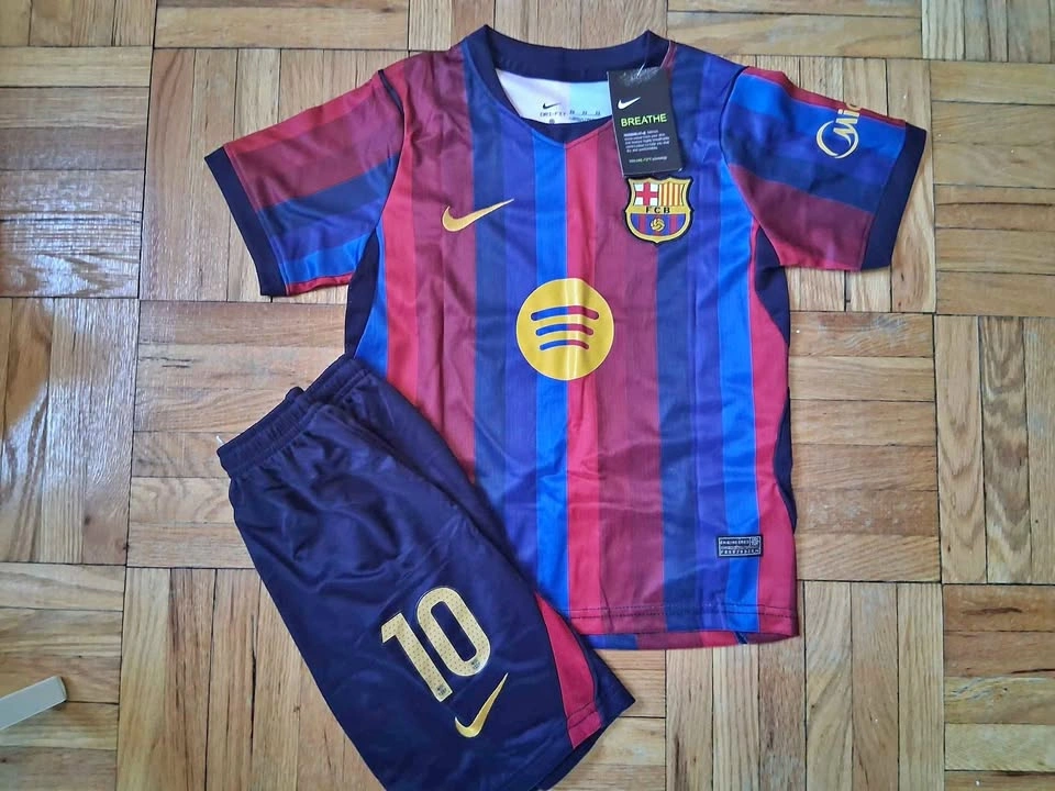 Nike FC Barcelona Lamine Yamal #10 Youth Soccer Kit