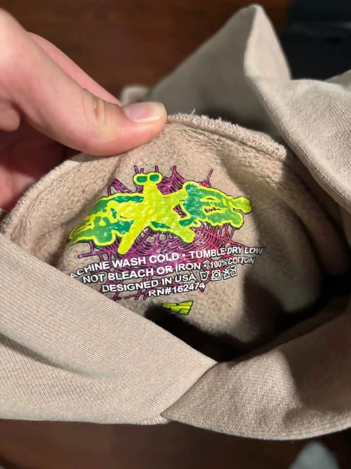 Spider Hoodie brown - photo 2