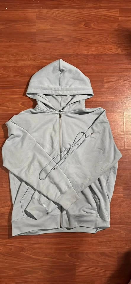 Baby blue Uniqlo zip up