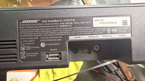 Bose Solo Soundbar II w/ Remote and Adapter - photo 4