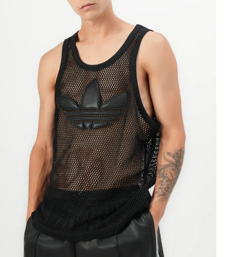 ADIDAS ORIGINALS X JEREMY SCOTT MESH TANK BLACK SIZE XL - photo 3