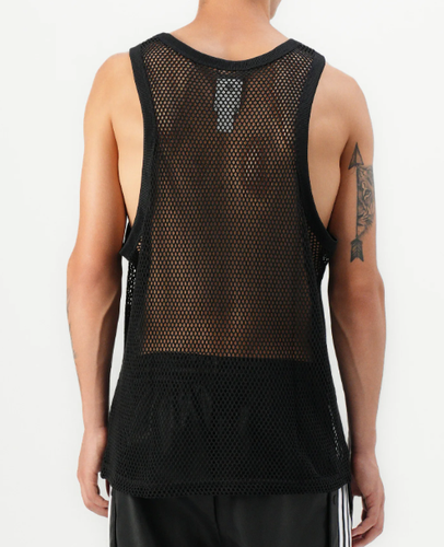 ADIDAS ORIGINALS X JEREMY SCOTT MESH TANK BLACK SIZE XL - photo 4