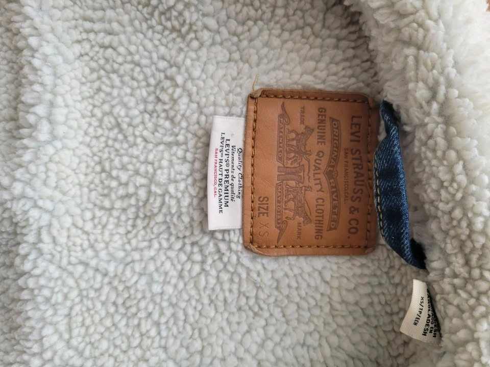 Levi's Sherpa Denim Jacket Size XS - photo 3