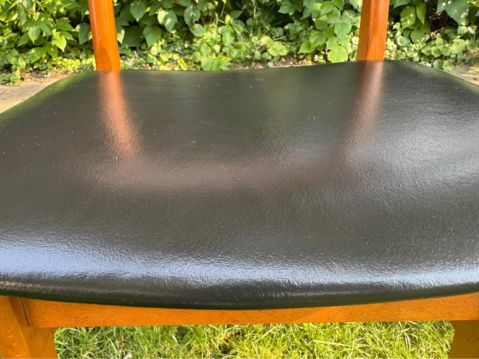 Pair of Danish Findahl Mosbøl Dining Chairs – 1960s Teak & Beech - photo 4